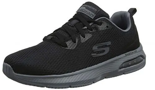 Produktbild: Skechers Herren Dyna-air Sneaker, Schwarz Black Mesh Charcoal Trim Bkcc, 45 EU