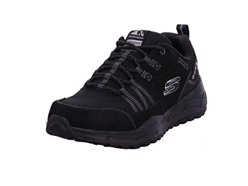 Produktbild: Skechers Herren Equalizer 4.0 Trail Sneaker, Black Leather Mesh Synthetic Black Trim, 40 EU