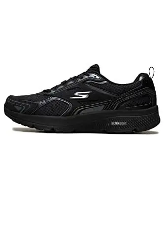 Produktbild: Skechers Herren GO Run CONSISTENT Sneaker, Black Leather Synthetic Charcoal Trim, 39.5 EU