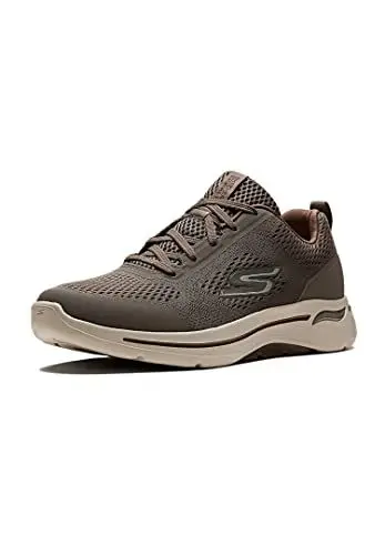 Produktbild: Skechers Herren Go Walk Arch Fit Idyllic Sneaker, Taupe Textile Synthetic Trim, 43 EU