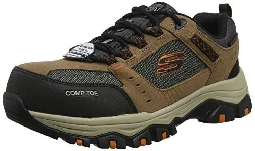 Produktbild: Skechers Herren Greetah Sneaker, Brown Suede Leather W Textile, 44 EU