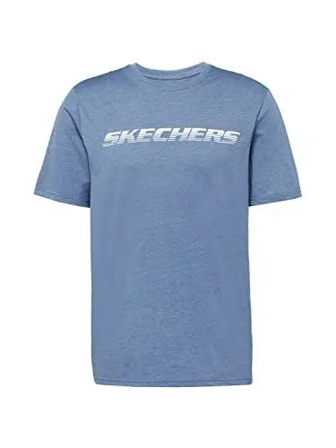 Produktbild: Skechers Herren Motion Tee T-Shirt, Blue,