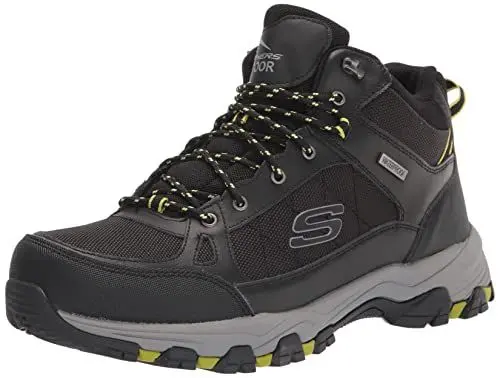 Produktbild: Skechers Herren SELMEN MELANO Trekking Shoes, Black Leather W/Synthetic & Mesh, 42 EU