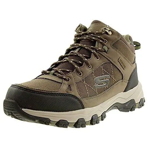 Produktbild: Skechers Herren SELMEN MELANO Trekking Shoes, Chocolate Leather W/Mesh, 42 EU