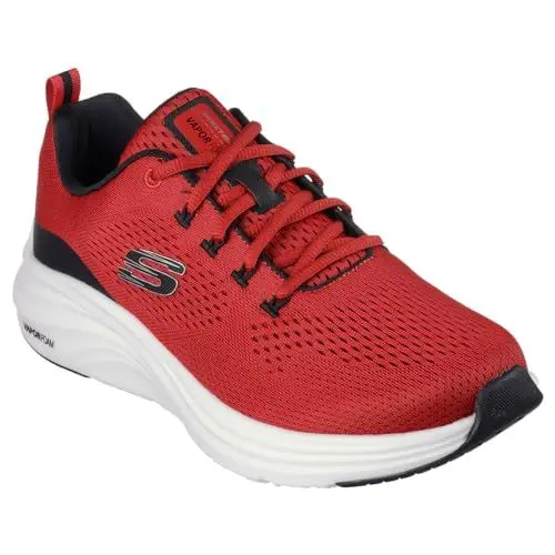 Produktbild: Skechers Herren Sneakers, Rotes Mesh-Synthetik-Schwarz, 43 EU