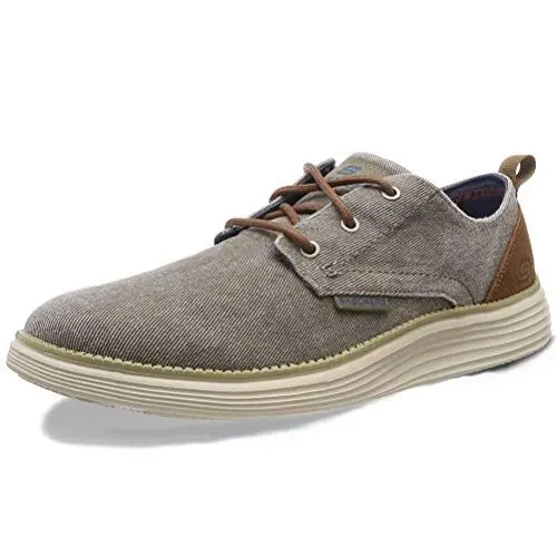 Produktbild: Skechers Herren Status 2.0 Pexton Derbys, Taupe Canvas, 43 EU