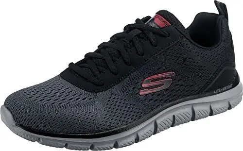 Produktbild: Skechers Herren Track Ripkent Sneaker, Black Mesh Charcoal Trim, 43 EU