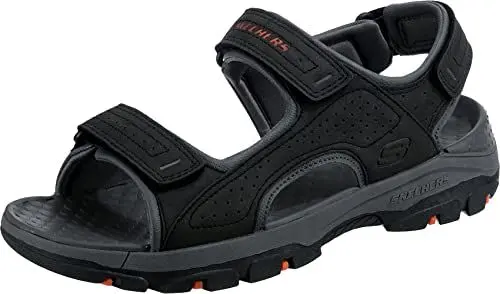 Produktbild: Skechers Herren Tresmen-Garo Open Toe Water Sandal, Black Synthetic, 44 EU