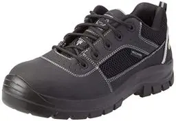 Produktbild: Skechers Herren Trophus Sicherheitsschuh, Black Nubuck Leather Textile, 44 EU