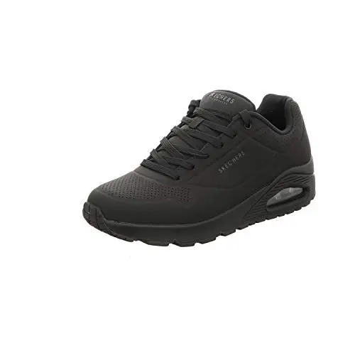 Produktbild: Skechers Herren Uno Stand On Air Sneaker, Black Durabuck Trim, 43 EU