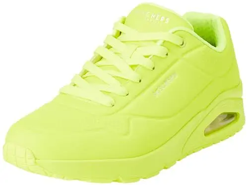 Produktbild: Skechers Herren UNO Stand ON AIR Sneaker, Lime Durabuck/Trim, 39.5 EU