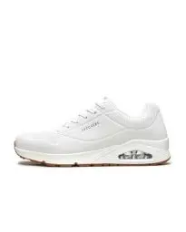 Produktbild: Skechers Herren Uno Stand On Air Sneaker, White Durabuck Trim, 44 EU