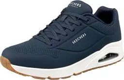 Produktbild: Skechers Herren Uno Stand On Air sneakers, Navy Durabuck Trim, 46 EU