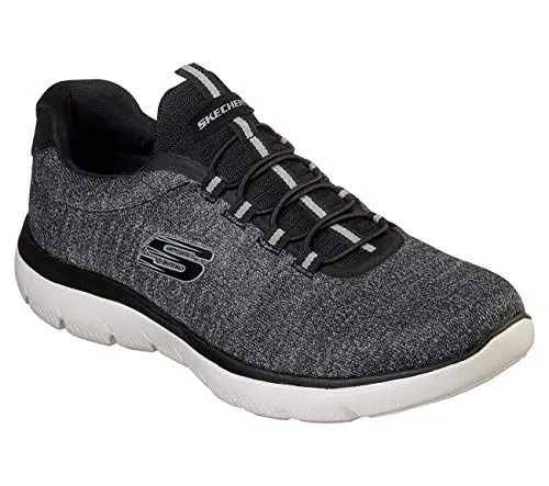 Produktbild: Skechers Sport Mens Summits FORTON Sneakers Men Wide FIT Schwarz/Weiß, Schuhgröße:43 EU