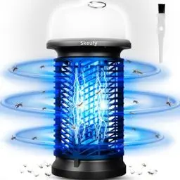 Produktbild: Skeufy Insektenvernichter, 4400V Mückenfalle 20W UV-Licht mit 9W LED Licht und Reinigungsbürste, IPX4 Wasserdicht Mückenlampe, Mückenabwehr Outdoor und Innen