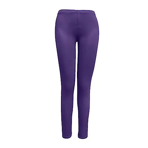 Produktbild: Ski Hosen Für Frauen Warme Lange Unterhose Damen Damen Four Seasons atmungsaktive nahtlose Yoga-Kleidung Fitness-Anzug Sport-Yoga-Hose Leggings Damen Sport Winter Leggings Große Größen (Purple, XXL)