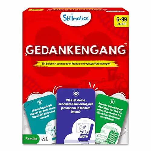 Produktbild: Skillmatics Kartenspiel - Gedankengang, Witzige und schöne Themen für die ganze Familie, für Kinder ab 6 Jahren