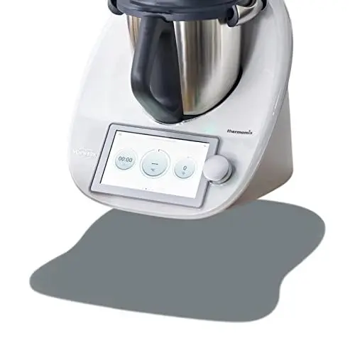 Produktbild: SkingHong Unterlage für Thermomix TM6 TM5 TM31 TM Friend Zubehör - Gleitbrett und Anti-Rutsch, Wiederverwendbar für Vorwerk TM5 TM6 Küchenmaschine, Grau