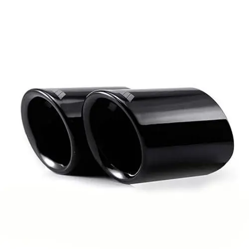 Produktbild: Auto Auspuff Endrohr 1 Paar Titan-Schwarz-Endrohr-Endrohr-Auspuff-Endschalldämpfer Für 2006 2007 2008 2009 2010 E90 E92 325 Kit Endrohre