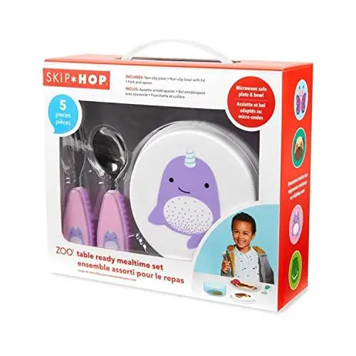 Produktbild: Skip Hop Kindergeschirrset Narwal
