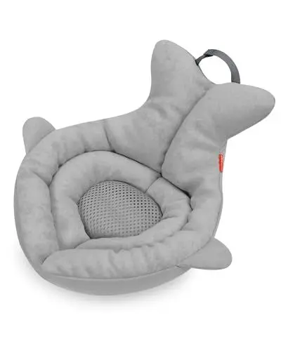 Produktbild: Skip Hop Moby Gepolsterte Waschbecken-Badewanne, Soft Babybadewanne, grau