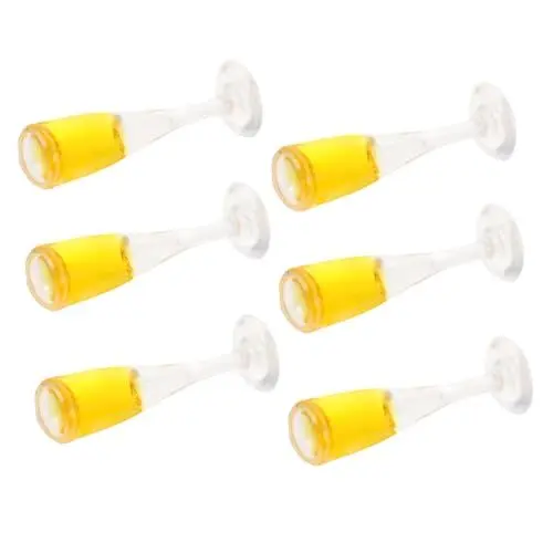 Produktbild: SKISUNO 6stücke Miniatur Champagnergläser Für Puppenhäuser Dekorative Mikro-Props Für Mini-landschaften Für Kreative DIY-projekte Und Realistische Szenen