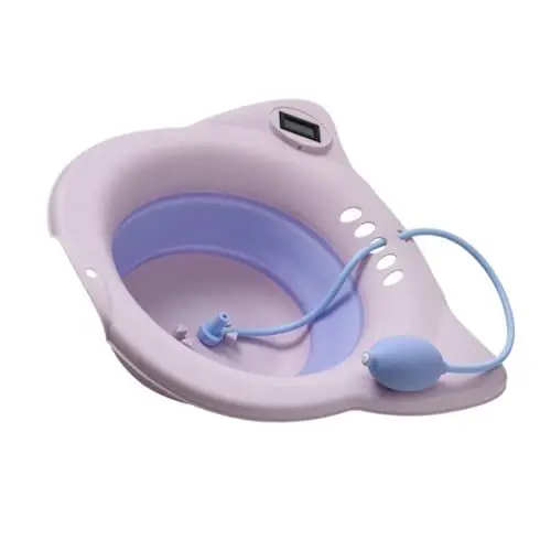 Produktbild: SKISUNO Bidet-toilettensitz Sitzbad Für Toilette Faltbares Design Spezielles Waschbecken Für Frauen Abflusslöcher Für Hygiene