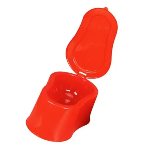 Produktbild: SKISUNO Mobile Toilette Aus Verdicktem Pvc Tragbar Für Camping Und Outdoor Einfach Zu Bedienen Robust Und Hygienisch Für Baustellen Und Notfälle