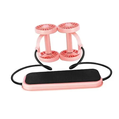 Produktbild: SKISUNO Bauchtrainer Roller Mit Abnehmbarem Zugseil Widerstands-trainingswerkzeug Für Bein- Arm Und Taillenübungen Fitnessgerät Für Zuhause