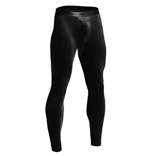 Produktbild: Skiunterwäsche Herren Schwarz Lange Unterhosen Herren mit Eingriff Thermo Unterwäsche Kinder Fußball Leggins Herren Sport Lang Unterwäsche Herren Slip Radlerhose Herren Lang Funktionshose Herren