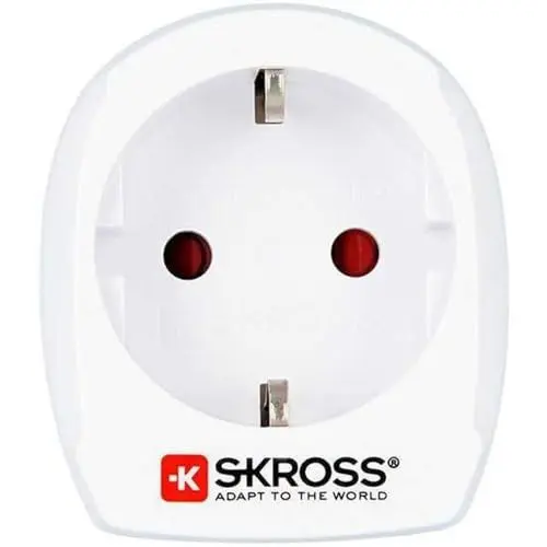 Produktbild: SKROSS 101311 Schutzkontakt Steckeradapter, 2500 W, 250 V, Weiß, One Size