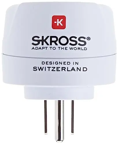 Produktbild: SKROSS Country Adapter Europe to USA: Reiseadapter für Reisen aus Europa in Länder, die den amerikanischen Standard verwenden, Weiß