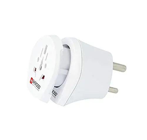 Produktbild: SKROSS | 1.500215-E | Combo World to India | 2in1 Reisestecker - Reiseadapter zur Anwendung von Geräten mit Schuko- oder Eurostecker in Indien