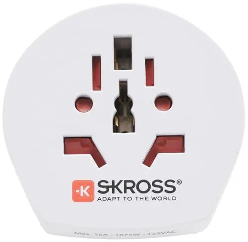 Produktbild: SKROSS | 1.500221-E | World to USA | Reiseadapter mit amerikanischem Standardstecker und Universalbuchse - Stoßfester Schutz