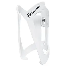 Produktbild: SKS GERMANY TOPCAGE WHITE Flaschenhalter für Fahrräder (Fahrradzubehör aus hochfestem & leichtem Kunststoff, verstellbarer Anschlag, variable Fanghaken für sichere Arretierung), weiß