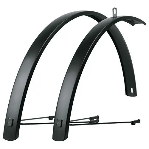 Produktbild: SKS GERMANY EDGE AL 56 SET Schutzblech, Fahrradzubehör (Radschützer aus Aluminium, hohe Stabilität, einfache Montage, passend für fast alle Rahmen, mit ESC-Sicherheitssystem), schwarz