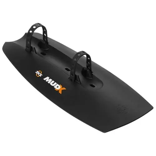 Produktbild: SKS GERMANY MUD-X Unterrohr-Schutzblech für alle Rahmen und Radgrößen, Fahrradzubehör, leichtes Dirtboard inkl. Moosgummiauflage, aus Hochleistungs-Kunststoff, passend für alle gängigen Rahmen