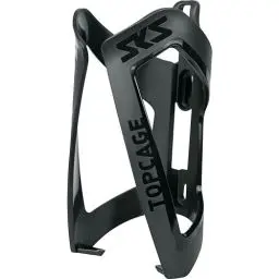 Produktbild: SKS GERMANY TOPCAGE BLACK Flaschenhalter für Fahrräder (Fahrrad-Flaschenhalter aus hochfestem, leichtem Kunststoff, verstellbarer Anschlag, variable Fanghaken für sichere Arretierung, ohne Schrauben)