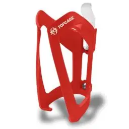 Produktbild: SKS GERMANY TOPCAGE RED Flaschenhalter für Fahrräder (Fahrrad-Flaschenhalter aus hochfestem sowie leichtem Kunststoff, verstellbarer Anschlag, variable Fanghaken für sichere Arretierung)