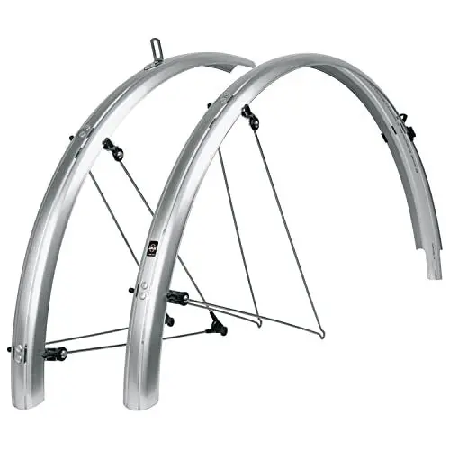 Produktbild: SKS Germany Unisex – Erwachsene Basic Schutzblechset, Silber, 69MM