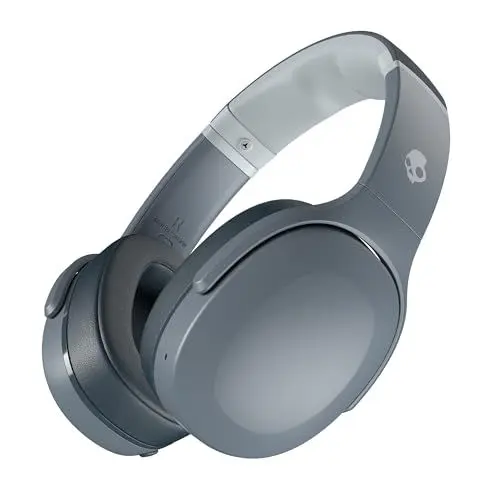 Produktbild: Skullcandy Crusher Evo Over-Ear Wireless-Kopfhörer mit Sensory Bass, 40 Std. Akkulaufzeit, Mikro, kompatibel mit iPhone, Android und Bluetooth-Geräten - Grau