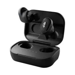 Produktbild: Skullcandy Grind Kabelloser In-Ear Kopfhörer, 40 Std. Akkulaufzeit, Skull-iQ, Alexa-Unterstützung, Mikro, Kompatibel mit iPhone, Android und Bluetooth-Geräten - Schwarz