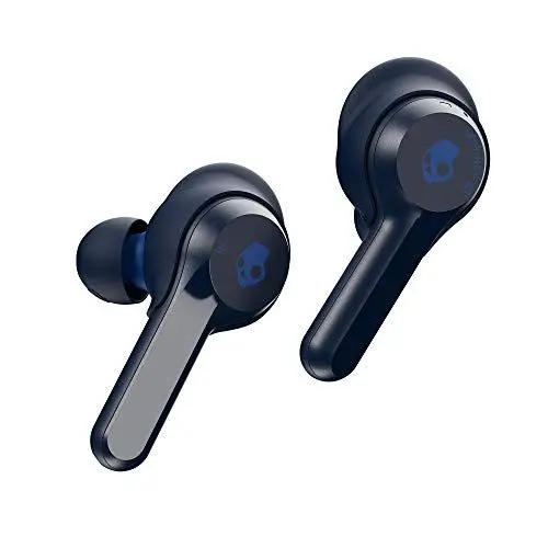 Produktbild: Skullcandy Indy True-Wireless-Kopfhörer mit Bluetooth-Mikrofon, Schweiß-, Wasser- und Staubresistent (IP55), 16 Stunden Akkulaufzeit – Blau