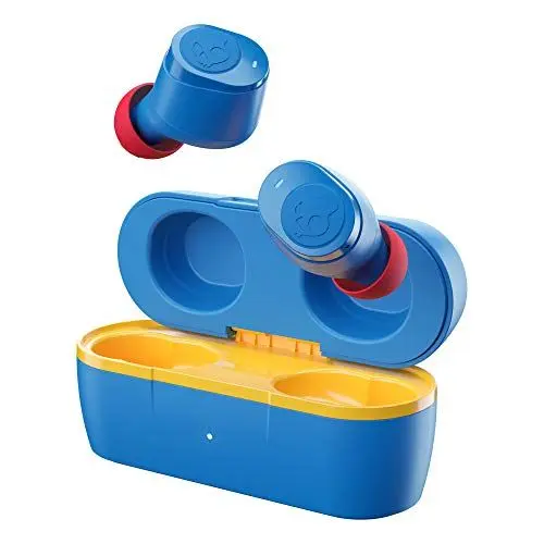 Produktbild: Skullcandy Jib In-Ear Bluetooth 5.0 Kopfhörer, True Wireless, wasserdicht, mit 22 Stunden Akkulaufzeit - Blau