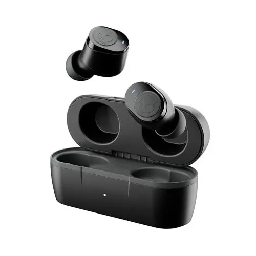 Produktbild: Skullcandy Jib True 2 Kabelloser In-Ear Kopfhörer, 32 Std. Akkulaufzeit, Mikro, Kompatibel mit iPhone, Android und Bluetooth-Geräten - Schwarz