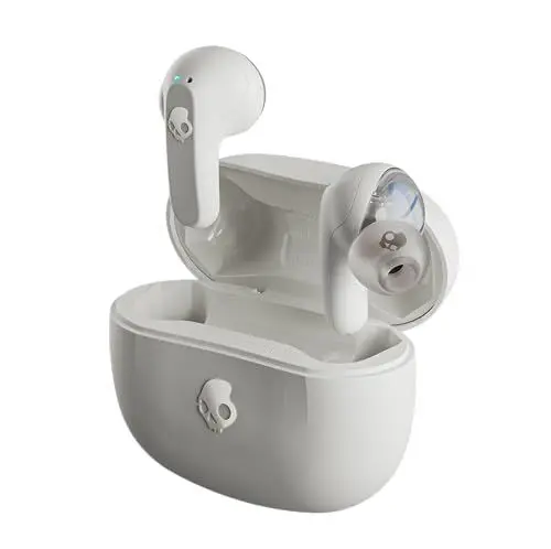 Produktbild: Skullcandy Rail In-Ear Wireless-Kopfhörer, 42 Std. Akkulaufzeit, Skull-iQ, Alexa-Unterstützung, Mikro, kompatibel mit iPhone, Android und Bluetooth-Geräten - Weiß