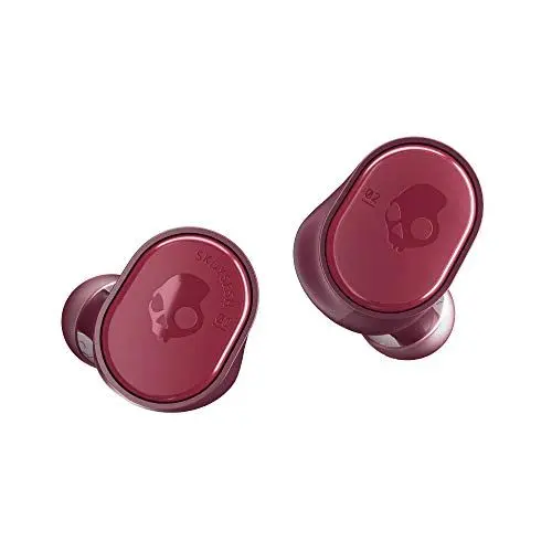 Produktbild: Skullcandy Sesh True Wireless In-Ear-Kopfhörer mit Ladeetui, Bluetooth-Technologie und Mikrofon, Bis zu 10 Stunden Akkulaufzeit, Schweiß-, Wasser- und Staubresistent (IP55), Moab-Rot
