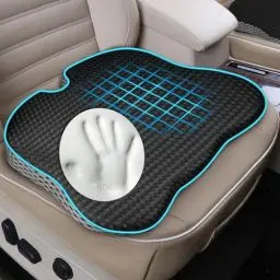 Produktbild: SKYNY Keilkissen Autositz Sitzkeilkissen für Auto, Autositzkissen Keilkissen, Ergonomisches Memory Foam Kissen für Auto, Bürostuhl, Bett, Rollstuhl, Schwarz