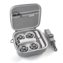 Produktbild: SKYREAT Tragetasche für DJI Neo, Tragbare Reisetasche, kompakte Aufbewahrungs Tasche mit Trageriemen für DJI Neo Drohne und Intelligent Flight Battery Zubehör