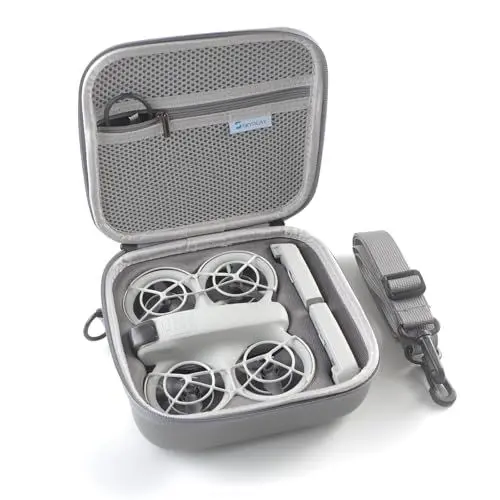Produktbild: SKYREAT Tragetasche für DJI Neo, Tragbare Reisetasche, kompakte Aufbewahrungs Tasche mit Trageriemen für DJI Neo Drohne und Intelligent Flight Battery Zubehör
